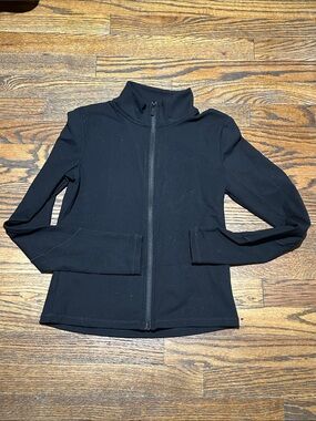Women's Black FLX Zip-Up Bomber Jacket